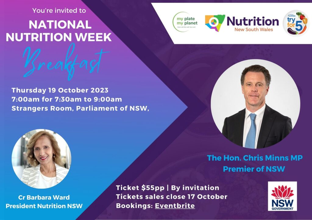 National Nutrition Week Nutrition NSW